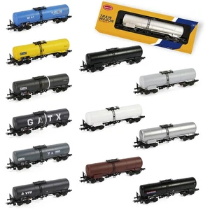 1 Unit Evemodel Train Tank Wagon Model Trains HO Scale 1:87 Oil Tank Car C8768 - Picture 1 of 32
