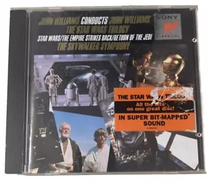 John Williams Conducts Star Wars Trilogy (CD, 1990) Skywalker Symphony Orchestra - Picture 1 of 18