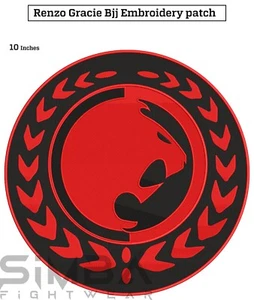 Renzo BJJ Gracie Embroidery Patches Gracie BJJ Embroidery Patches BJJ Gi Patches - Picture 1 of 4