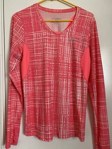 BROOKS Women's Long Sleeve V Neck Performance Athletic Shirt, Size Large - Picture 1 of 5