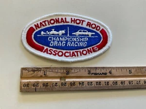 Vintage Aufnäher Patch National Hot Rod Association Championship Drag Racing - Bild 1 von 1