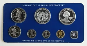 1979 Philippines 8-Coin Proof Set KM# PS14 - Picture 1 of 12