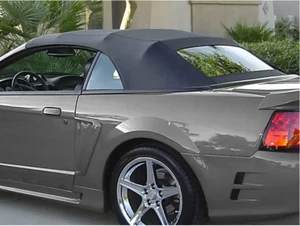 Convertible Soft Top Fits 1994-2004 Ford Mustang w/DOT Heated Glass Window Black - Picture 1 of 1