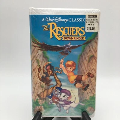 Walt Disney Classic VHS SEALED Black Diamond The Rescuers Down Under - Image 1 of 4