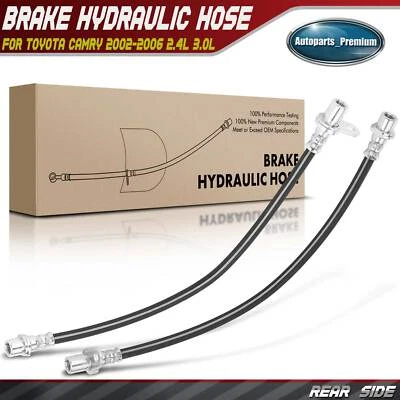 2x Manguera hidráulica de freno trasero izquierdo y derecho para Toyota Camry 2002-2006 2,4 L 3,0 L Foto 1 de 4