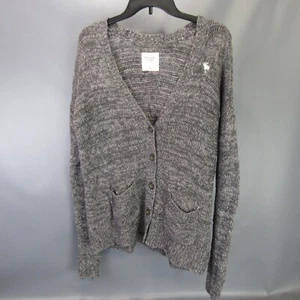 Abercrombie & Fitch Open Knit Cardigan Sweater with Pockets Women's Size XS/S - Picture 1 of 11