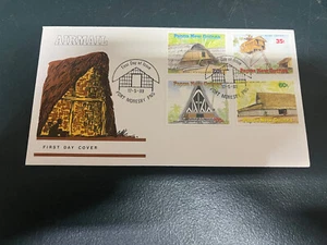 (182) Papua New Guinea FDC (First Day Cover) 1989 - Architecture - Picture 1 of 2