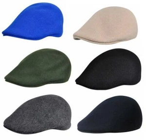 KANGOL Hat 507 Seamless Wool Winter Flat Cap K0875FA Various Colours S - XL - Picture 1 of 15