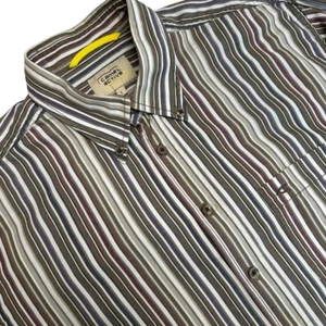 Camel Active Button Down Shirt Mens Size L Striped Long Sleeve Regular Casual - Picture 1 of 11