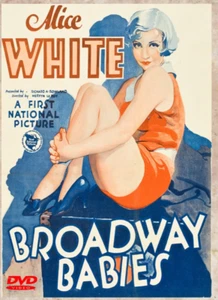 Broadway Babies 1929 DVD Sound Musical drama Remastered Film Alice White - Picture 1 of 1