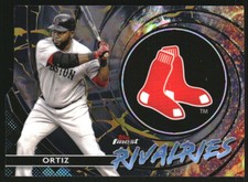 2023 Finest Finest Rivalries Kintsukuroi Black Gold Refractors #FR2 David Ortiz