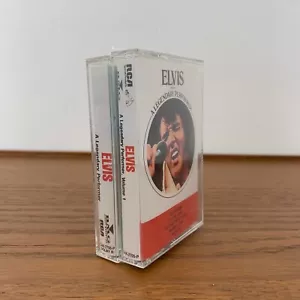 Sealed New ELVIS PRESLEY Legendary Performer vol 1 & 2 CASSETTE x2 Album BMG - Picture 1 of 4