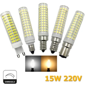 Led Light Bulb Dimmable Bulbs E12 220v G9 Corn E14 15w Ba15d E11 Ceramic Lights - Picture 1 of 8