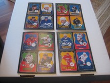 2010 O-Pee-Chee Hockey Set of 4 Box Bottom Panels  CROSBY OVECHKIN BRODEUR  ++