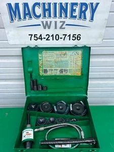Juego de punzones y troqueles hidráulicos GREENLEE 7310 1/2 a 4" #7 L@@K - Imagen 1 de 7