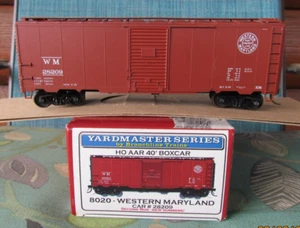 HO Branchline Western Maryland WM 40' AAR Boxcar (RTR) w/MW - Picture 1 of 1