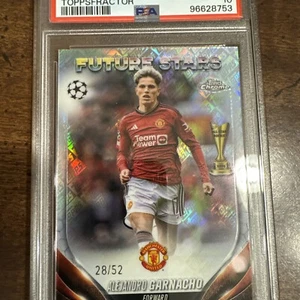 Topps Chrome UCC 23/24 Alejandro Garnacho Future Stars Toppsfractor /52 Psa 10 - Bild 1 von 1