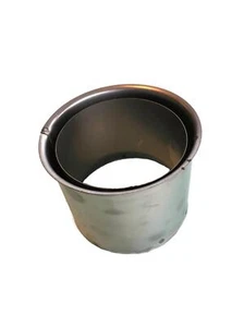 Wandfutter MÖCK Ø 180 | doppelwandig | blank | Länge 12 cm - Bild 1 von 1