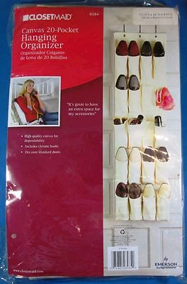 Organizador colgante ClosetMaid de lona de 20 bolsillos Foto 1 de 2