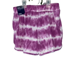 DSG Mid Rise Stride Run Shorts Stripe Dye Pink Size XL A-105 - Picture 1 of 1