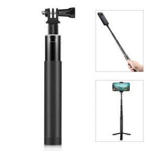 Monopied bâton selfie métal PULUZ 73,5 cm avec base adaptateur invisible et vis pour - Photo 1/9