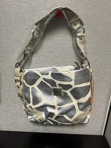 TASCHE Silber Giraffenmuster Geldbörse OMG Since 2002 Schultergurt - Bild 1 von 7