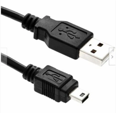 Mini USB Cable Charger Lead A to 5 Pin Mini B Sync Charge 0.5m 1m 2m 3m 5m - Image 1 of 4