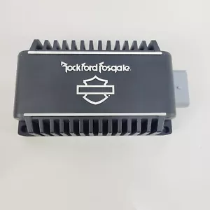 Harley-Davidson Audio by Rockford Fosgate Secondary Saddlebag Amplifier 600 Watt - Picture 1 of 5