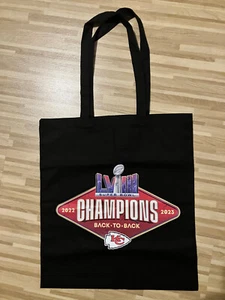 NFL Kansas City Chiefs Tragetasche schwarz Back-to-Back Champions 2022 2023 - Bild 1 von 2