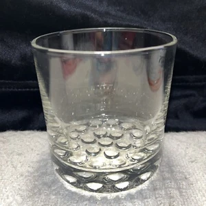 Hobnail Rock Tumbler Double Crystal Clear Lowball VTG Thick Heavy Replacement - Picture 1 of 7