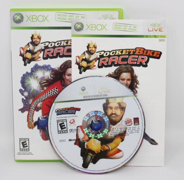 pocketbike racer original xbox 360 jogo de corrida de moto raro