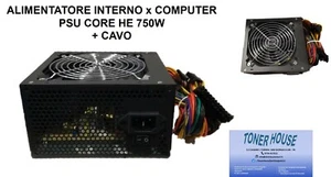alimentatore interno x computer psu core he 750w + cavo  oem - Imagen 1 de 1