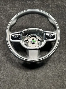 2019 Volvo XC90 Steering Driver Wheel W/ Switches OEM Black Leather - Picture 1 of 13