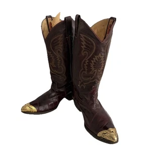 Los Alico Men’s Boots Gold Tips Größe 10,5 Herren gebraucht guter Zustand  - Bild 1 von 9