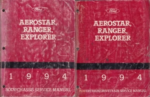 Manuale Di Riparazione E Servizio Ford Aerostar Ranger E Explorer 2 Volumi - Foto 1 di 3