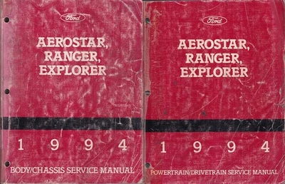 Manuale Di Riparazione E Servizio Ford Aerostar Ranger E Explorer 2 Volumi - Immagine 1 di 3