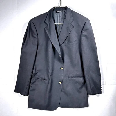 Southwick Men's Size 46 L Long Navy Blazer Jacket Sport Coat - Image 1 of 4