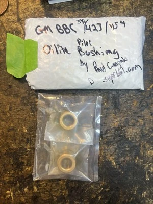 NOS 396 427 454 Racing Autolubricante Grifo Piloto Buje Diseño Oilite  Foto 1 de 2