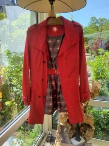 Wellensteyn Raja Mantel Trenchcoat rot Gr. L NP 299,00 EUR wie neu - Bild 1 von 7