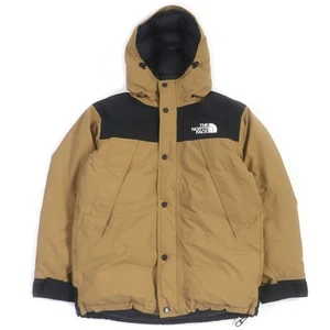 THE NORTH FACE ND91930 Men's Down Jacket Mountain Gore-Tex Wzip New Taupe M Size - Picture 1 of 11