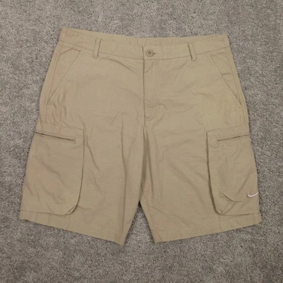 Pantalones Cortos Nike Para Hombre 36 Beige Ripstop Carga Senderismo Rendimiento Utilidad Táctico NUEVO Foto 1 de 4