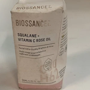 Biossance Squalano Vitamina C Olio di Rosa - 1,01 oz. 30ml TAGLIA INTERA - Foto 1 di 4