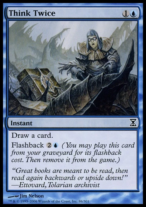 Think Twice - Time Spiral #86/301 MTG Magic The Gathering - Image 1 of 1