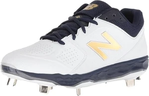 Botines de softbol New Balance Smveloo1 para mujer azul marino/blanco talla 5 (niños 3,5) - Imagen 1 de 5