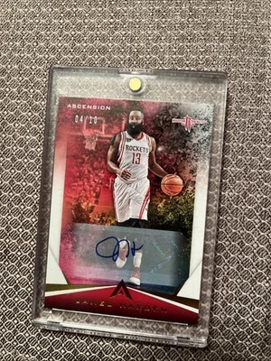 2017-18 Panini Ascension James Harden Auto /10 - Image 1 of 4