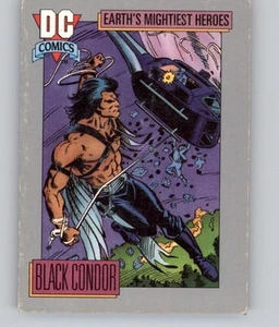 Tarjeta coleccionable DC Comics Black Condor #34 Superhero Identikit 1992 - Imagen 1 de 2