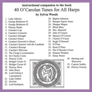 40 O'Carolan Tunes for All Harps Companion CD to the Songbook Harp CD 000121120 - Picture 1 of 1