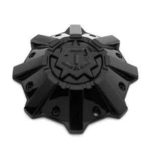 CAP-538DT-TSTAR / TIS Gloss Black Bolt-On Center Cap - Picture 1 of 3