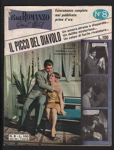 CINE ROMANZO DI GRAND HOTEL 8/1964 IL PICCO DEL DIAVOLO FOTOROMANZO COMPLETO - Picture 1 of 1