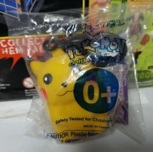 KFC Kid's Meal 1998 Pokemon 3" Pikachu soft vinyl Key Chain new & Factory Sealed - Picture 1 of 5